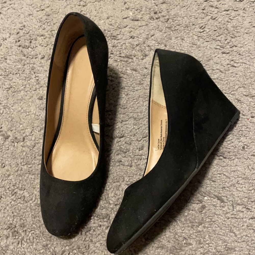 Black wedge heel - Picture 2 of 2